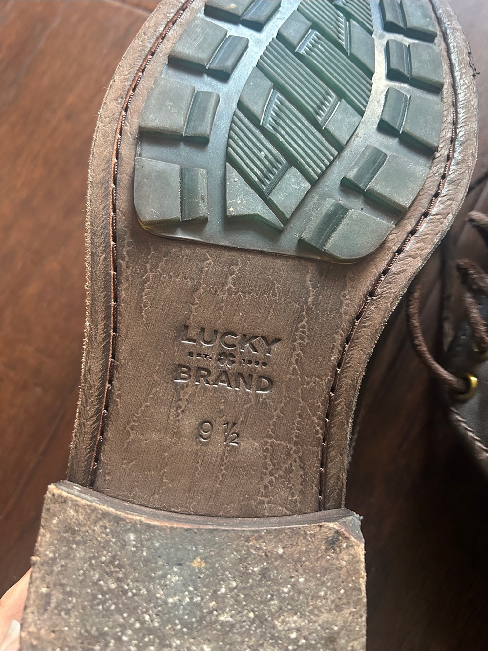Lucky Brand Brown Leather Men’s Shoes - Unworn and Excellent Condition - Picture 8 of 10